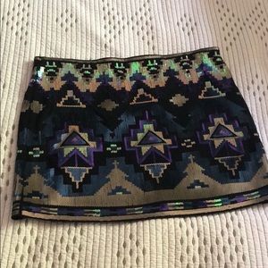 Sequined skirt